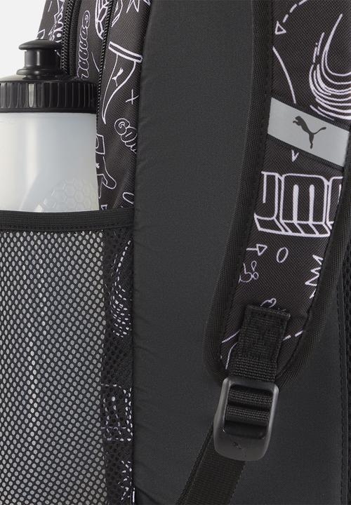 PUMA - PUMA Academy Backpack - PUMA Black-B&W Graphic AOP
