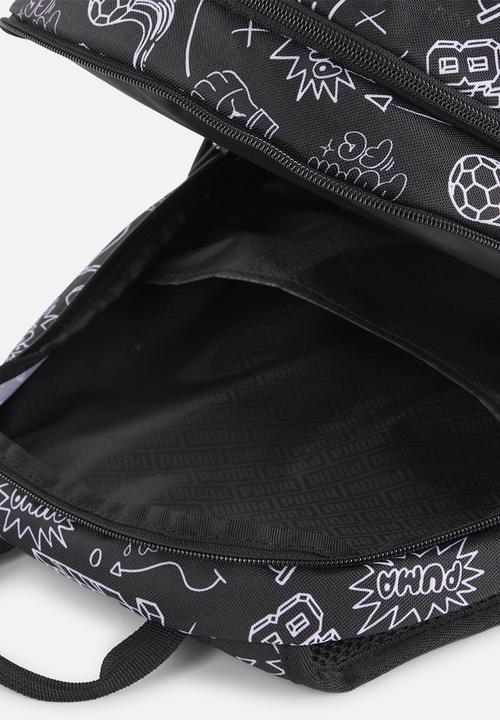 PUMA - PUMA Academy Backpack - PUMA Black-B&W Graphic AOP