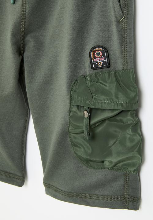 SOVIET - Boys fashion track short - ivy