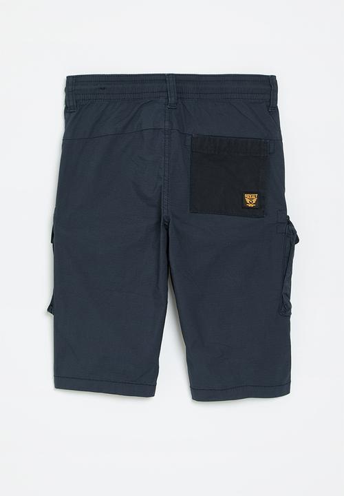 SOVIET - Boys cargo cotton short - navy