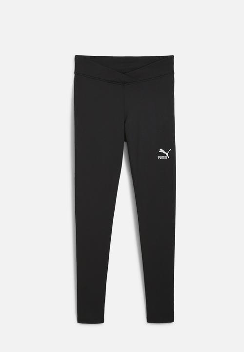 PUMA - Classics Wrap High Waist Tights - Puma Black