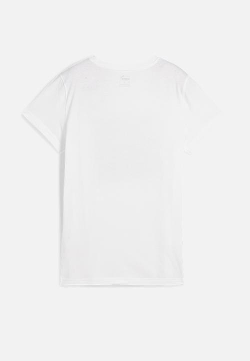 PUMA - Graphics Puma Wording Tee - Puma White