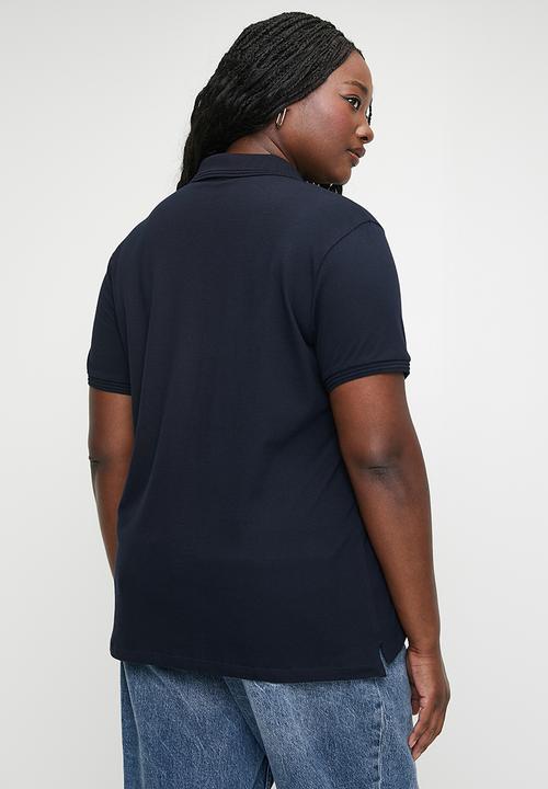 POLO - Plus wmn morgan ss crest golfer - navy