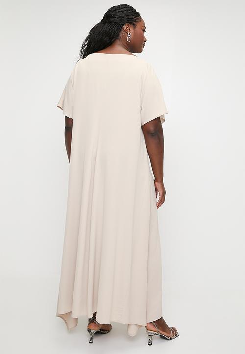 edit - Trapeze Maxi with grown on sleeve - Neutral
