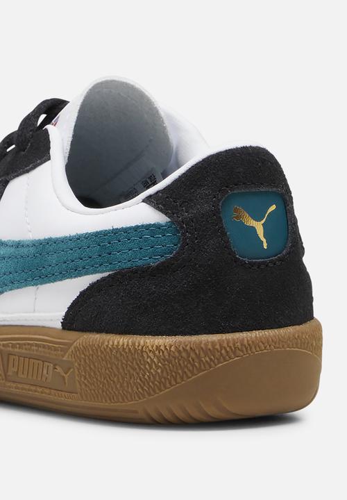 PUMA - Palermo Downtown Ps - Puma White-Cold Green-Puma Black