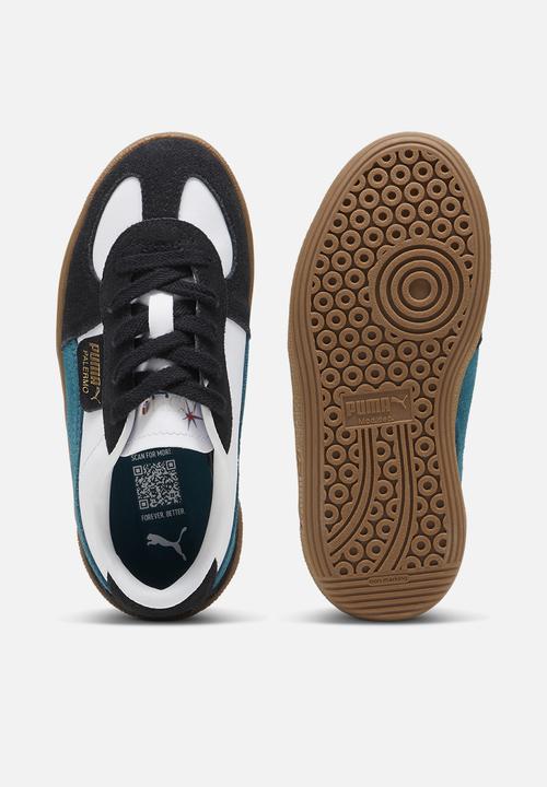 PUMA - Palermo Downtown Ps - Puma White-Cold Green-Puma Black