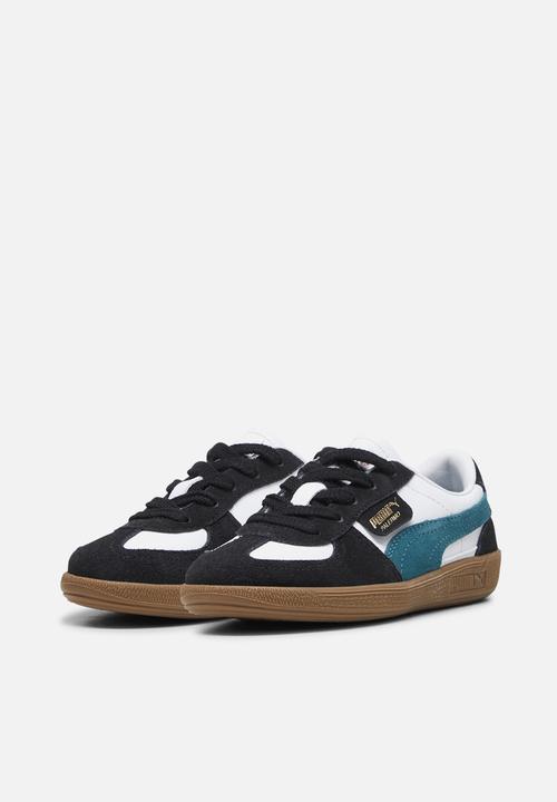 PUMA - Palermo Downtown Ps - Puma White-Cold Green-Puma Black