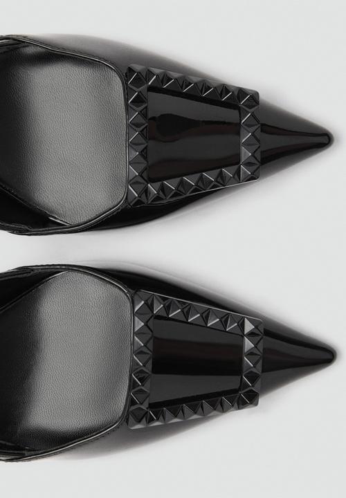 MANGO - Tona slingback heel - black