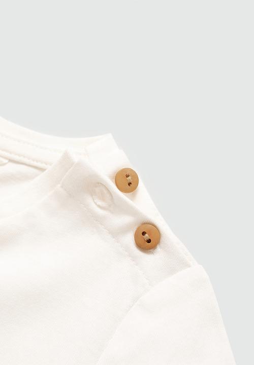 MANGO - T-shirt animals - natural