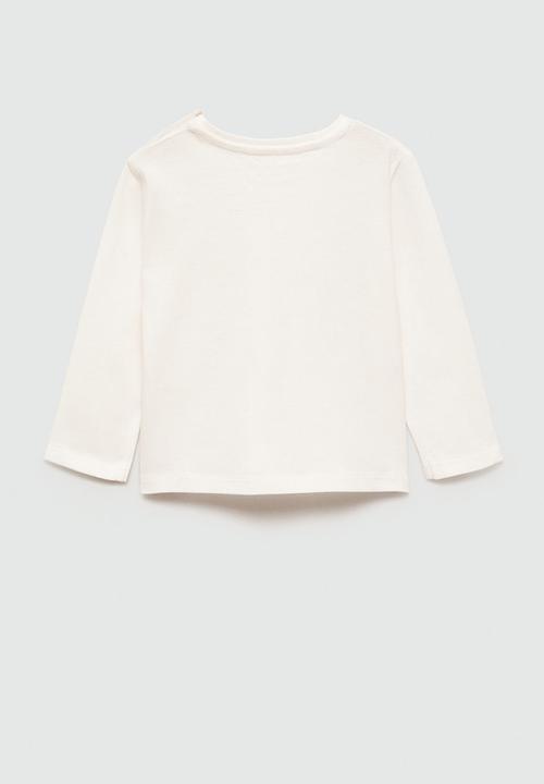 MANGO - T-shirt animals - natural