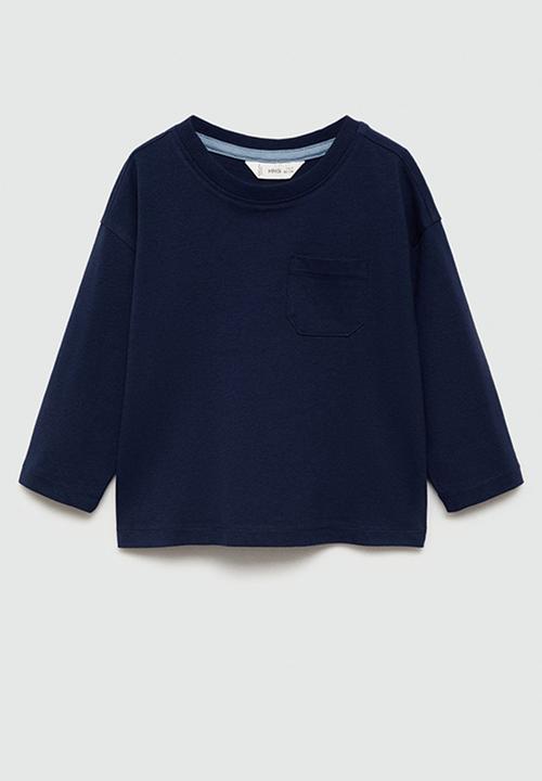 MANGO - T-shirt basicab7 - navy