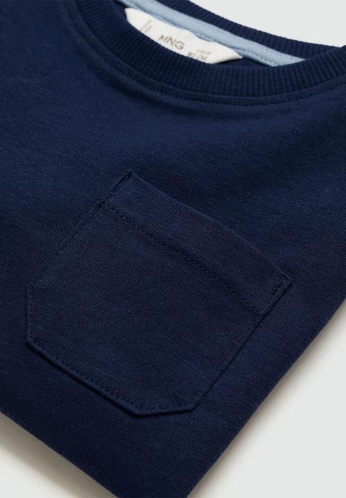 MANGO - T-shirt basicab7 - navy