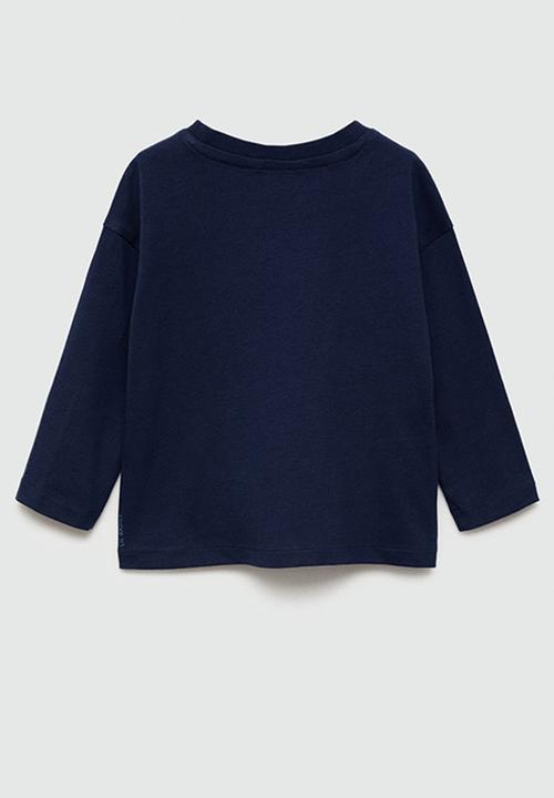 MANGO - T-shirt basicab7 - navy