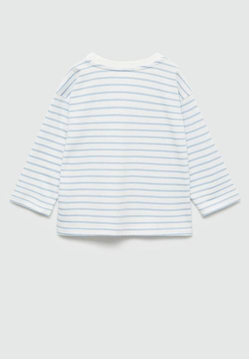 MANGO - T-shirt fromage - light/pastel blue