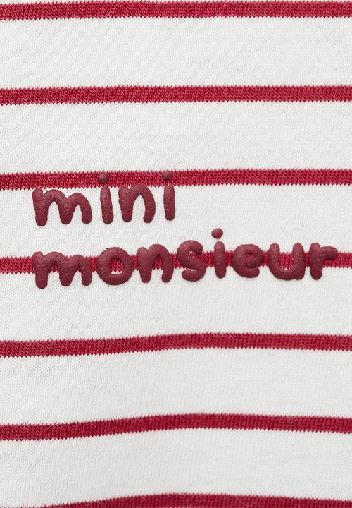 MANGO - T-shirt fromage - red
