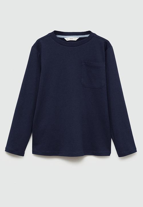 MANGO - T-shirt basica7 - navy