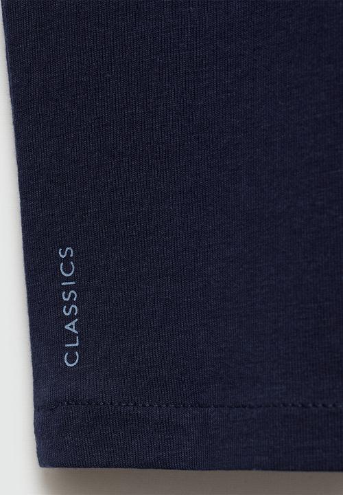MANGO - T-shirt basica7 - navy
