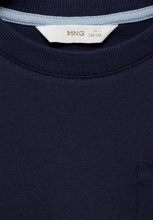 MANGO - T-shirt basica7 - navy