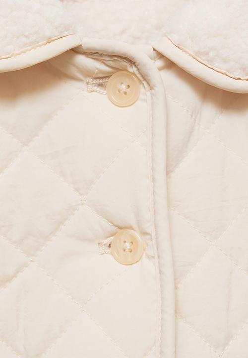 MANGO - Anorak husky - light beige