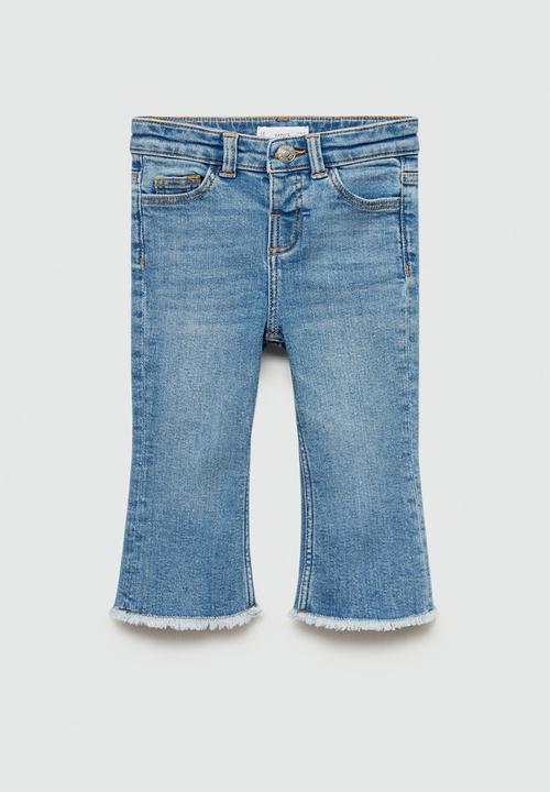 MANGO - Jeans flareb - open blue