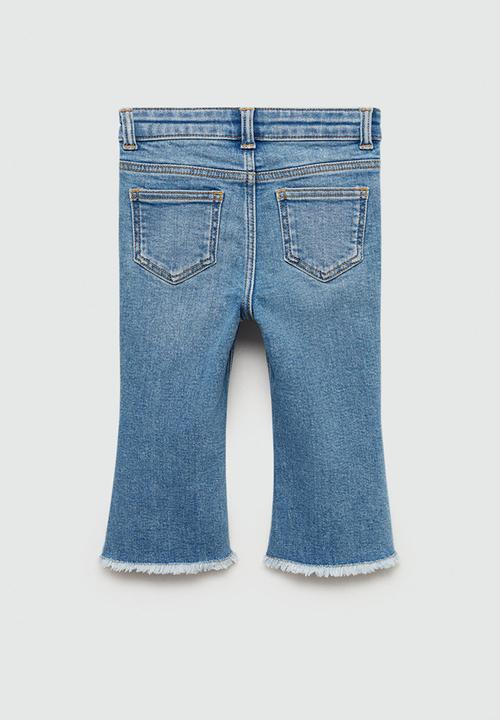 MANGO - Jeans flareb - open blue