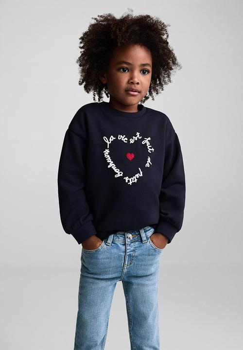 MANGO - Jeans flareb - open blue