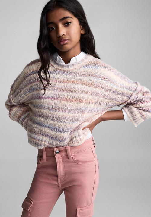 MANGO - Jeans cargo7 - pink