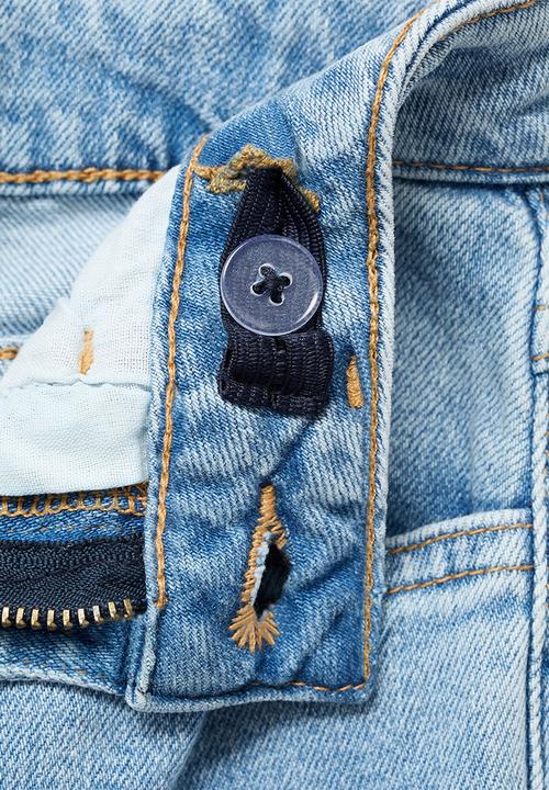 MANGO - Jeans cargo7 - open blue