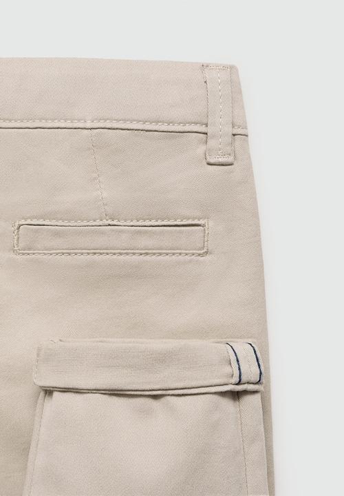 MANGO - Trousers chino7 - natural