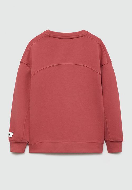 MANGO - Sweatshirt tazlt - red