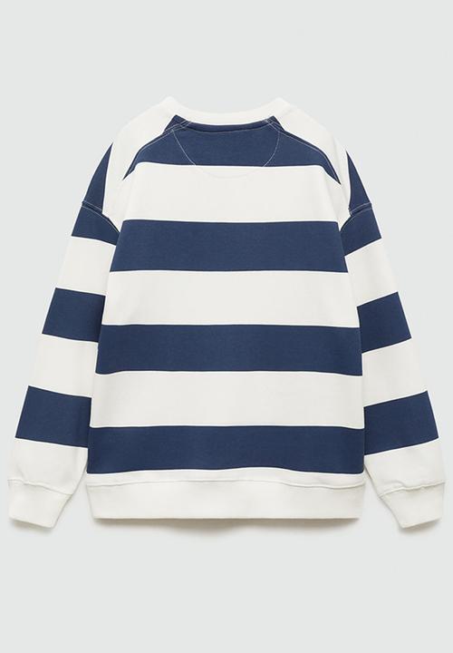 MANGO - Sweatshirt stripes7 - navy