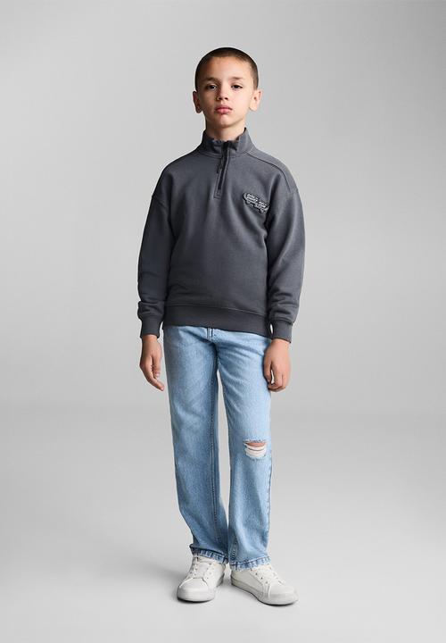 MANGO - Sweatshirt skate - charcoal