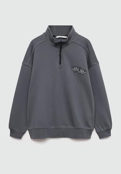 MANGO - Sweatshirt skate - charcoal