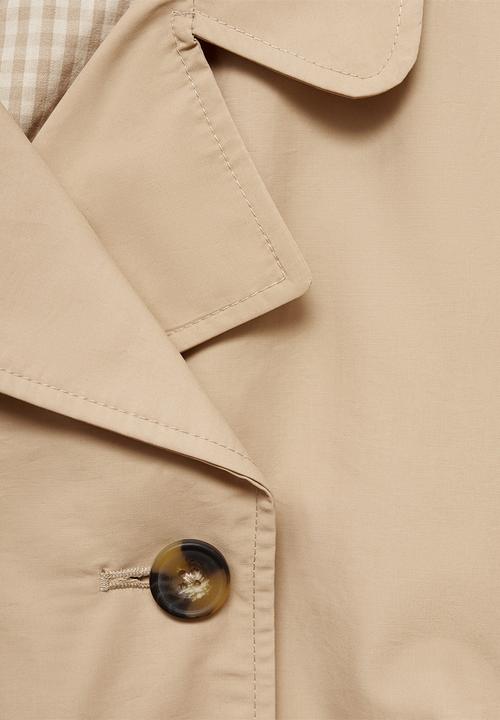 MANGO - Trench coat gina - light pastel gray