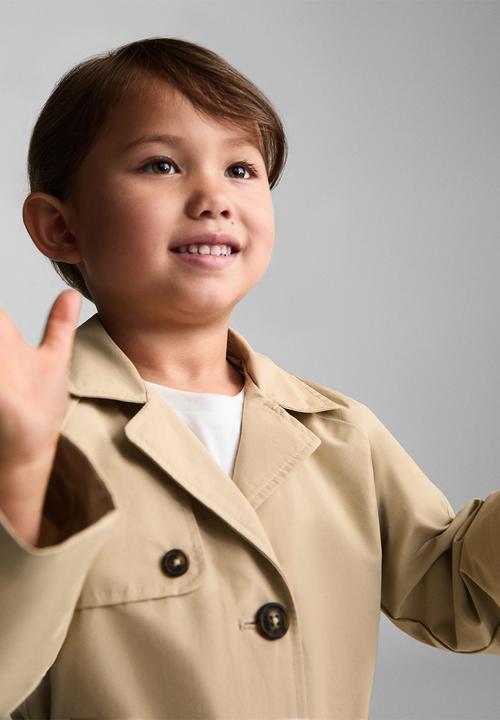 MANGO - Trench coat gisele - light pastel brown