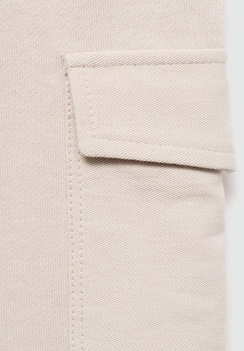 MANGO - Trousers cargo - light pastel brown