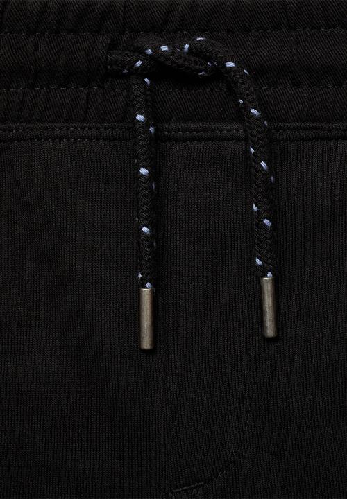 MANGO - Trousers cargo - black