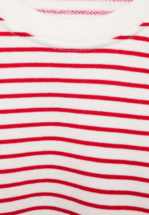 MANGO - Sweatshirt rouge - natural