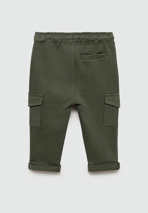 MANGO - Trousers cargob7 - beige & khaki
