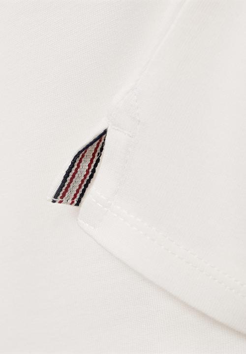 MANGO - Polo shirt central - natural