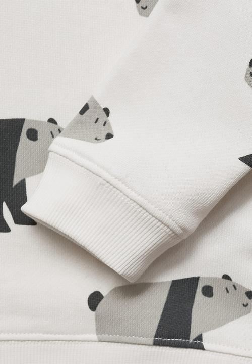 MANGO - Sweatshirt bear - natural