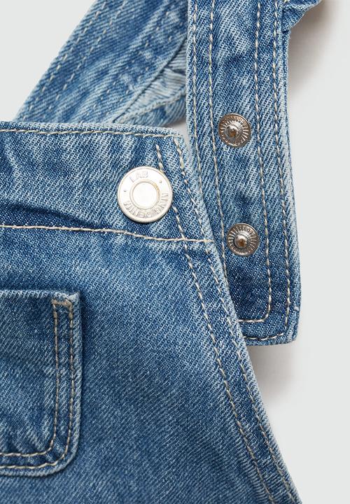 MANGO - Dungarees emille - open blue