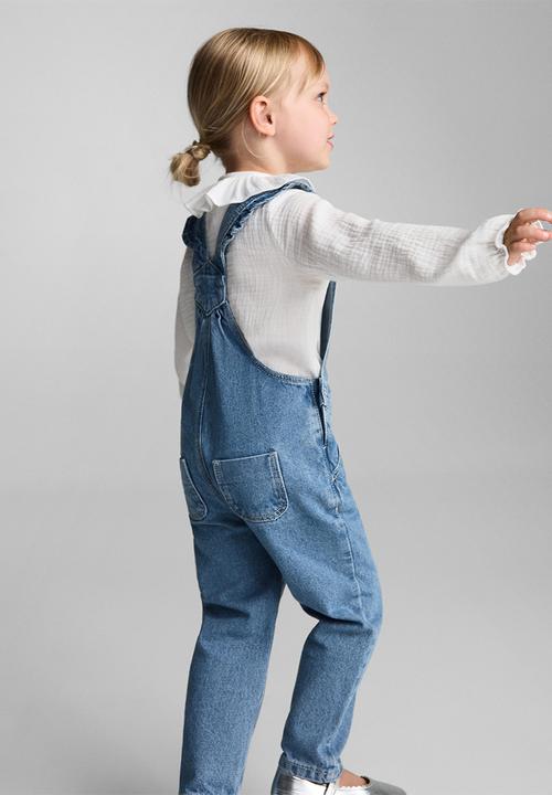 MANGO - Dungarees emille - open blue