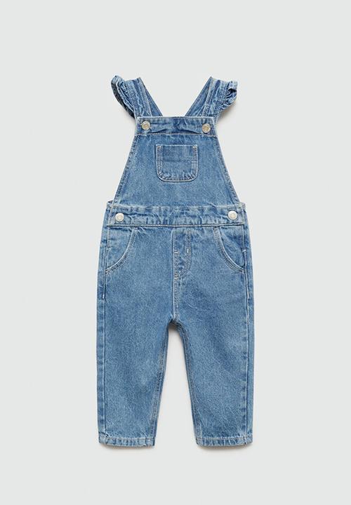 MANGO - Dungarees emille - open blue