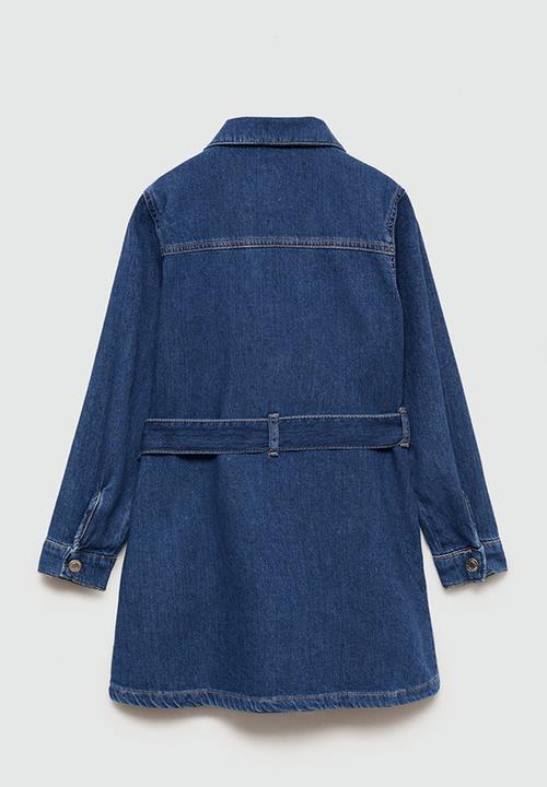 MANGO - Dress aina - open blue