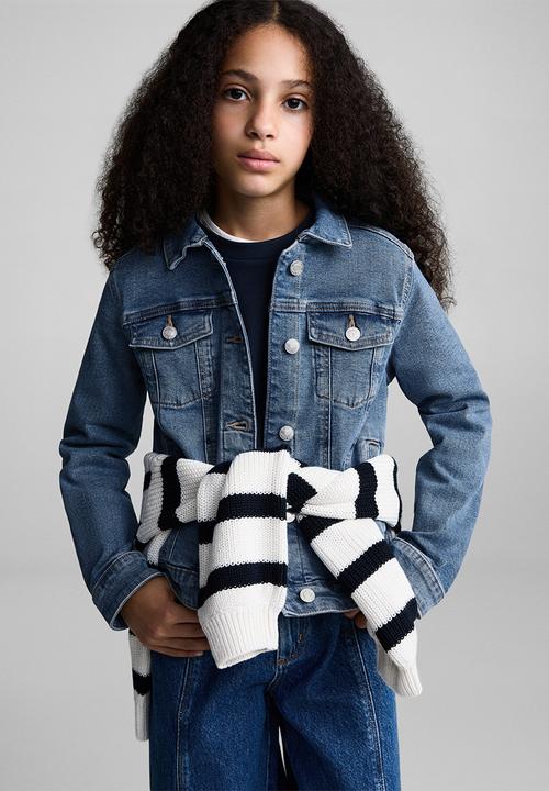 MANGO - Jacket allegra6 - open blue