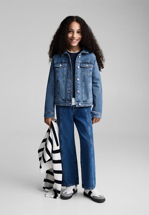 MANGO - Jacket allegra6 - open blue