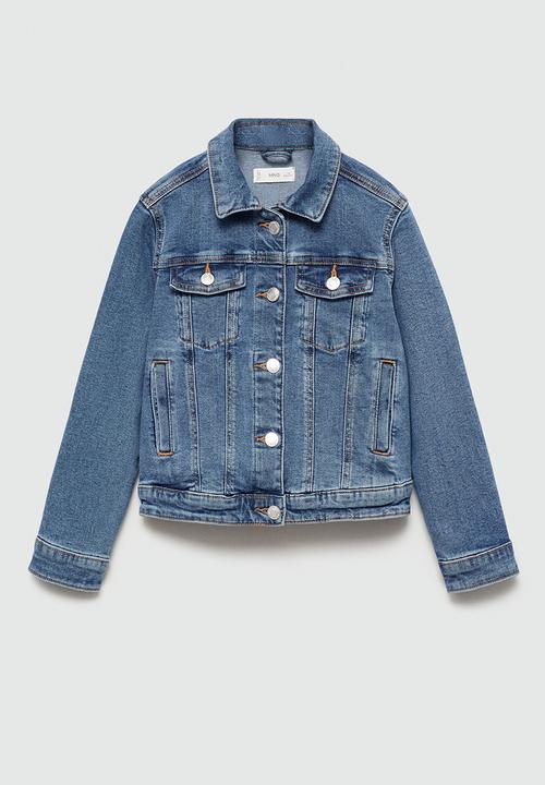 MANGO - Jacket allegra6 - open blue