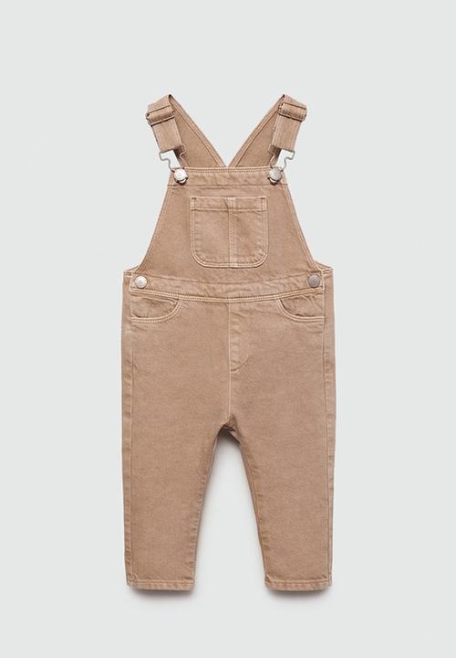 MANGO - Dungarees delos - medium brown