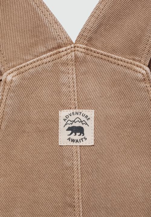 MANGO - Dungarees delos - medium brown